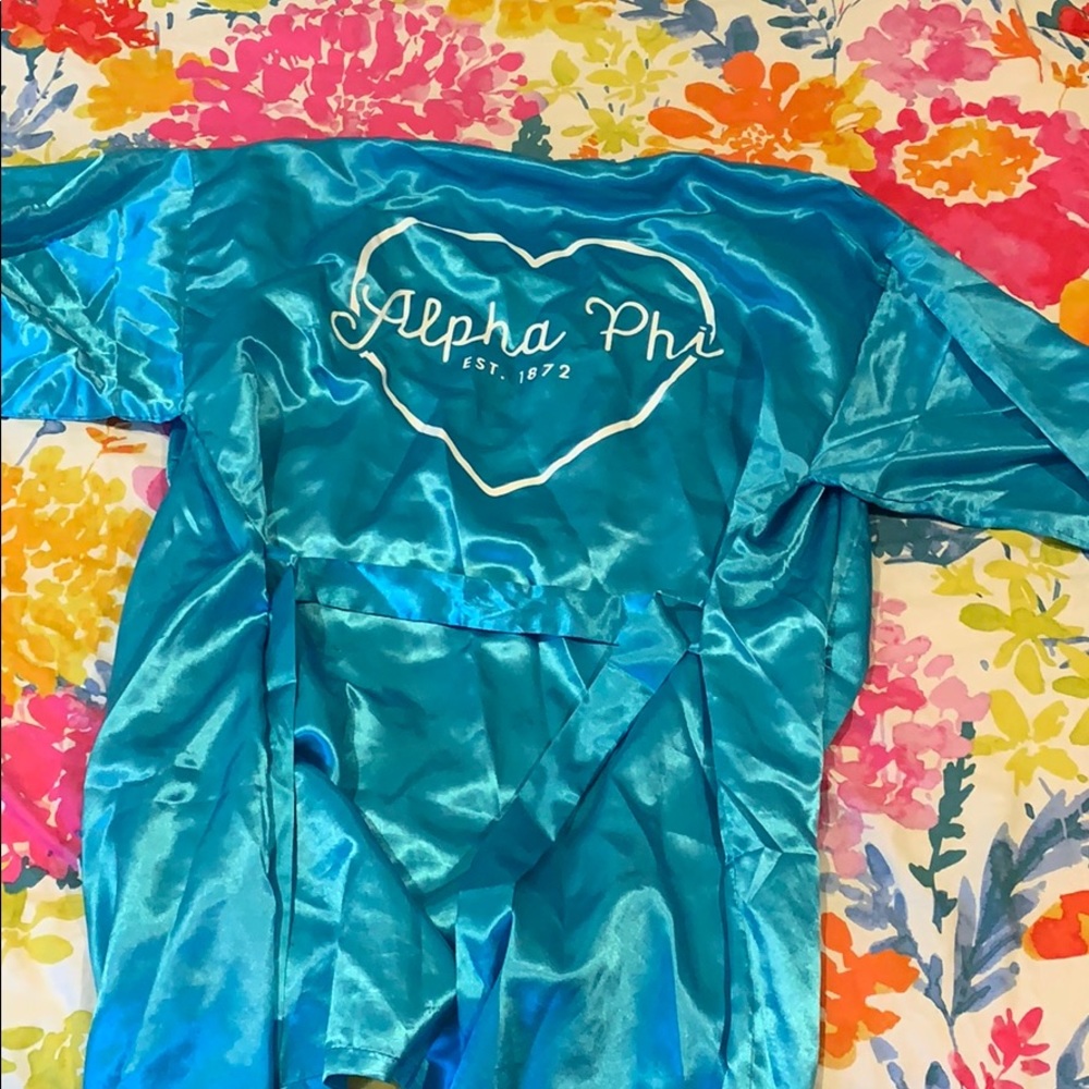 Alpha Phi blue robe